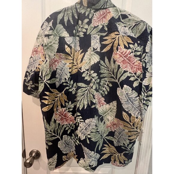COOKE STREET Honolulu Button Up Shirt Men Size XL Blue Short Sleeve Hawaiian - Picture 6 of 6